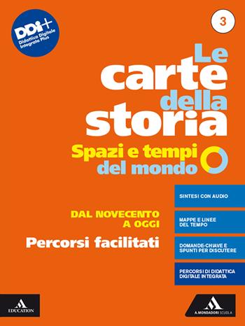 Le carte della storia. Spazi e tempi del mondo. Percorsi facilitati. Con e-book. Con espansione online. Vol. 3: Dal Novecento a oggi - Lucio Caracciolo, Adriano Roccucci - Libro Mondadori Scuola 2022 | Libraccio.it