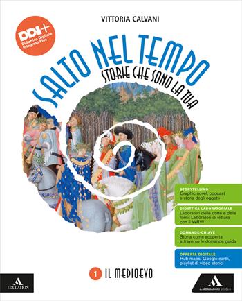 Salto nel tempo. Storie che sono la tua. Per la Scuola media. Vol. 1: Il Medioevo - Vittoria Calvani - Libro Mondadori Scuola 2024 | Libraccio.it