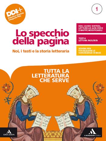Lo specchio della pagina. Noi, i testi e la storia letteraria. Tutta la letteratura che serve. Per le Scuole superiori. Vol. 1 - Stefano Prandi, PRANDI STEFANO - Libro Mondadori Scuola 2022 | Libraccio.it