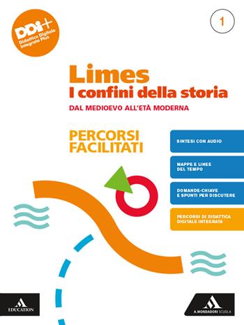 Limes. I confini della storia. Percorsi facilitati. Con e-book. Con espansione online. Vol. 1: Dal Medioevo all'Età Moderna - Lucio Caracciolo, Adriano Roccucci - Libro Mondadori Scuola 2023 | Libraccio.it