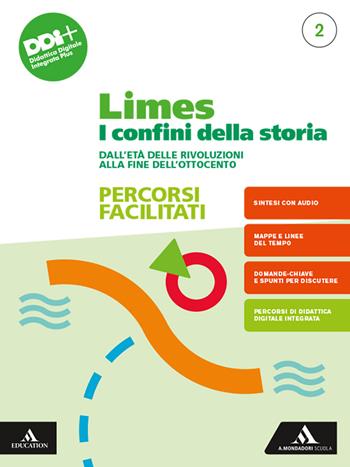 Limes. I confini della storia. Percorsi facilitati. Con e-book. Con espansione online. Vol. 2: Dall'Età delle rivoluzioni alla fine dell'Ottocento - Lucio Caracciolo, Adriano Roccucci - Libro Mondadori Scuola 2023 | Libraccio.it