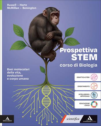 Prospettiva STEM. Corso di biologia. Basi molecolari della vita, evoluzione e corpo umano. Per il 2° biennio delle Scuole superiori. - Peter Russell, Paul E. Hertz, Beverly McMillan - Libro Mondadori Scuola 2026 | Libraccio.it