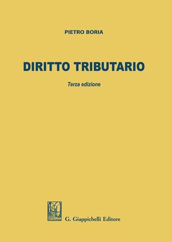 Diritto tributario - Pietro Boria - Libro Giappichelli 2023 | Libraccio.it