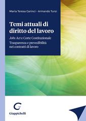 Temi attuali di diritto del lavoro