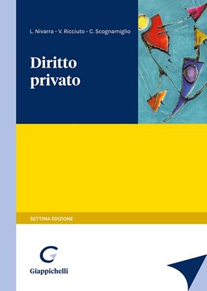 Diritto privato - Luca Nivarra, Vincenzo Ricciuto, Claudio Scognamiglio - Libro Giappichelli 2023 | Libraccio.it