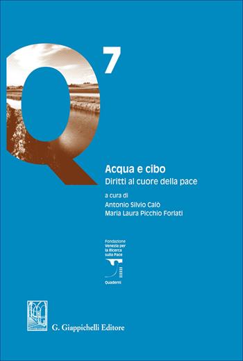 Acqua e cibo. Diritti al cuore della pace  - Libro Giappichelli 2025, Fondazione Venezia per la ricerca sulla pace | Libraccio.it