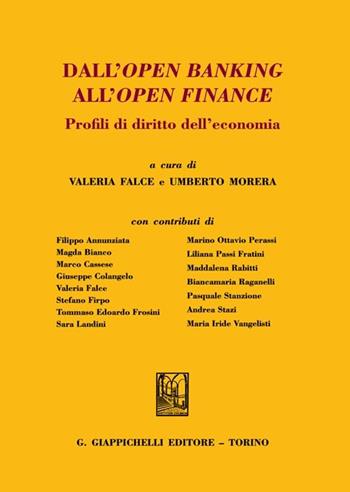 Dall'open banking all'open finance. Profili di diritto dell'economia  - Libro Giappichelli 2024, Univ.Europea Roma-Sez. giur. materiali | Libraccio.it