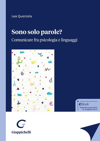 Sono solo parole? - Lea Querzola - Libro Giappichelli 2024 | Libraccio.it