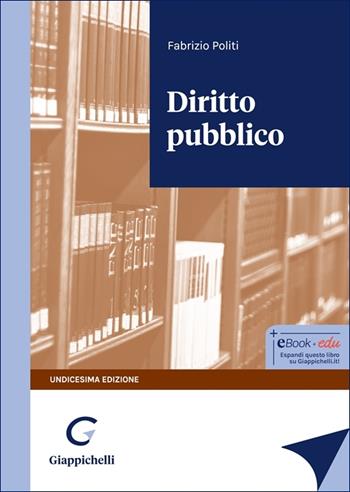 Diritto pubblico - Fabrizio Politi - Libro Giappichelli 2024 | Libraccio.it