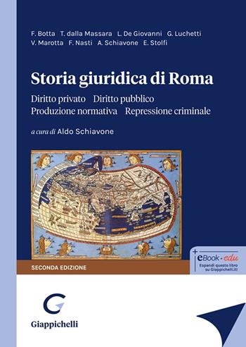 Storia giuridica di Roma  - Libro Giappichelli 2024 | Libraccio.it