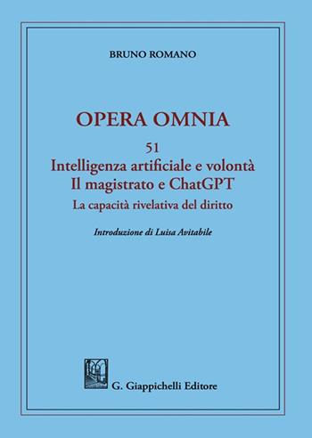 Opera omnia - Bruno Romano - Libro Giappichelli 2024 | Libraccio.it
