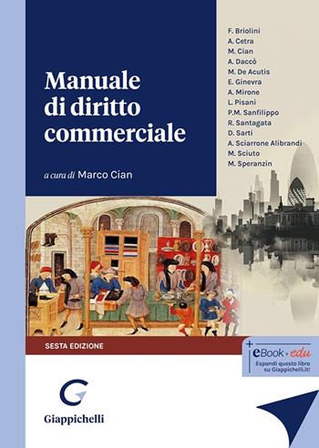 Manuale di diritto commerciale  - Libro Giappichelli 2025 | Libraccio.it