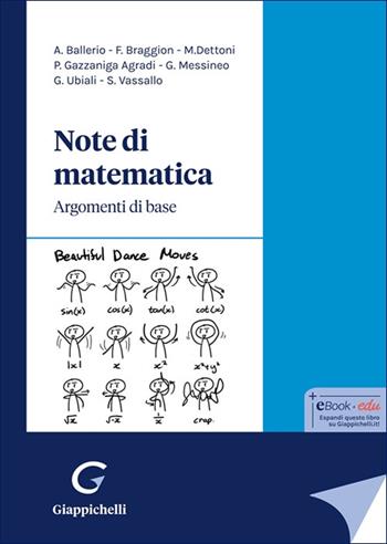 Note di matematica. Argomenti di base - Augusto Ballerio, Francesca Braggion, Maurizio Dettoni - Libro Giappichelli 2025 | Libraccio.it