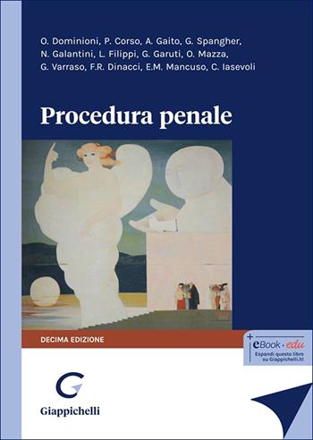 Procedura penale - Maria Novella Galantini, Leonardo Filippi, Giorgio Spangher - Libro Giappichelli 2025 | Libraccio.it
