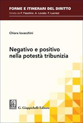 Negativo e positivo nella potestà tribunizia