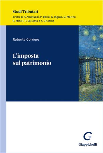 L'imposta sul patrimonio - Roberta Corriere - Libro Giappichelli 2025, Studi tributari | Libraccio.it
