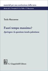 Fuori tempo massimo? «Apeirogon» e la questione israelo-palestinese