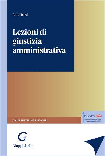Lezioni di giustizia amministrativa - Aldo Travi - Libro Giappichelli 2026 | Libraccio.it