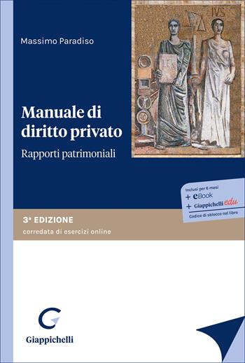 Manuale di diritto privato. Rapporti patrimoniali - Massimo Paradiso - Libro Giappichelli 2026 | Libraccio.it