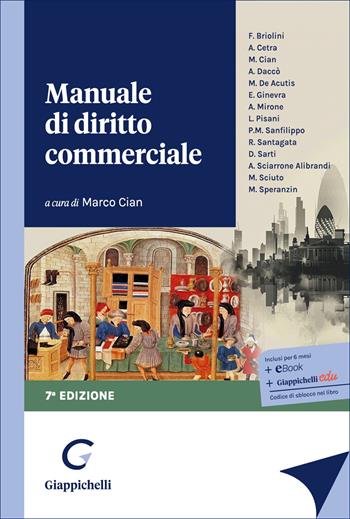 Manuale di diritto commerciale  - Libro Giappichelli 2026 | Libraccio.it