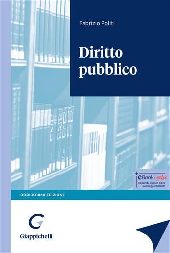 Diritto pubblico - Fabrizio Politi - Libro Giappichelli 2026 | Libraccio.it