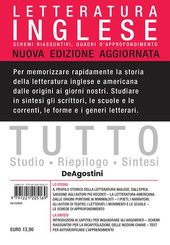 Tutto letteratura inglese. Schemi riassuntivi, quadri d'approfondimento. Nuova ediz. - Paolo Boffi, Anna Cazzini Tartaglino Mazzucchelli - Libro De Agostini 2023, Tutto | Libraccio.it