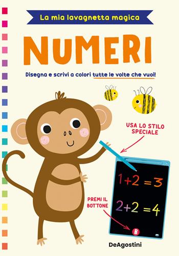 Numeri. La mia lavagnetta magica. Con lavagnetta  - Libro De Agostini 2025, Edutainment | Libraccio.it