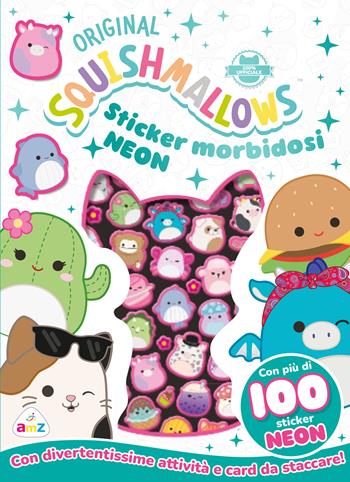 Squishmallows. Sticker morbidosi Neon. Ediz. a colori  - Libro AMZ 2025 | Libraccio.it