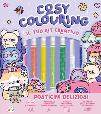 Posticini deliziosi. Cosy colouring. Ediz. illustrata. Con pennarelli  - Libro AMZ 2026, Sticker e coloring | Libraccio.it