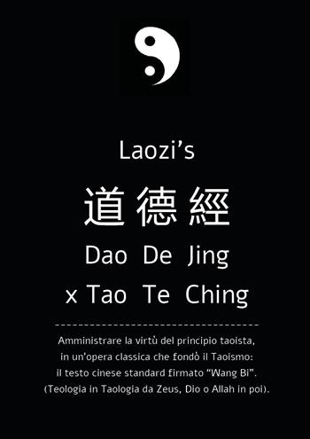 Daodejing, ex Tao Te Ching: da Laozi a Wang Bi. Amministrare la virtù del principio taoista - Davide Ziliani - Libro Youcanprint 2022 | Libraccio.it