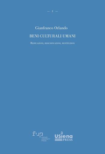 Beni culturali umani. Reificazioni, risignificazioni, restituzioni - Gianfranco Orlando - Libro Firenze University Press 2025, Strumenti del Dipartimento di Giurisprudenza di Siena | Libraccio.it