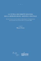 La tutela dei diritti nell'era della riproduzione artistica digitale. Atti del Convegno (Università degli Studi di Siena, 19 aprile 2024)