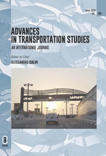 Advances in transportation studies. An international journal (2024). Vol. 62  - Libro Aracne (Genzano di Roma) 2024 | Libraccio.it