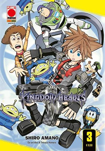 Kingdom Hearts III. Vol. 3 - Shiro Amano, Tetsuya Nomura - Libro Panini Comics 2025, Planet manga | Libraccio.it