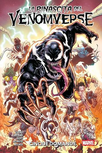 Cinque domande. La rinascita del Venomverse - Al Ewing, Justina Ireland, Dan Slott - Libro Panini Comics 2025, Marvel | Libraccio.it