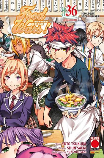 Food wars!. Vol. 36: Soma delle sfide culinarie - Yuto Tsukuda, Shun Saeki, Yuki Morisaki - Libro Panini Comics 2025, Planet manga | Libraccio.it