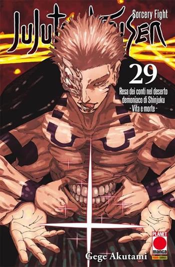 Jujutsu Kaisen. Vol. 29: Resa dei conti nel deserto demoniaco di Shinjuku. Vita e morte - Gege Akutami - Libro Panini Comics 2025, Planet Manga. Manga hero | Libraccio.it