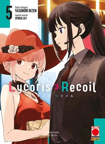 Lycoris recoil. Vol. 5 - Lily Spider, Yasunori Bizen - Libro Panini Comics 2025, Planet manga | Libraccio.it