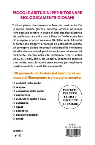 Let's move! Il metodo innovativo per trasformare il tuo corpo, allungare la vita e aumentare l'energia. Con 10 autotest - Juliet Starrett, Kelly Starrett - Libro Vallardi A. 2024 | Libraccio.it