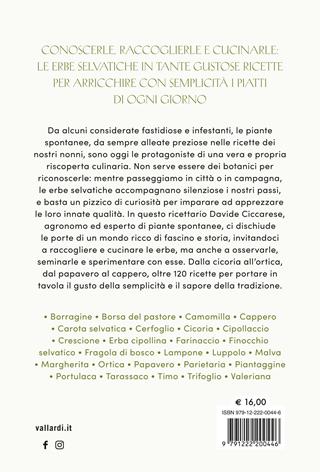 Cucinare con le erbe selvatiche. Oltre 120 ricette per portare in tavola i doni segreti della natura - Davide Ciccarese - Libro Vallardi A. 2024 | Libraccio.it