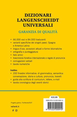 Dizionario francese Langenscheidt universale. Ediz. bilingue  - Libro Vallardi A. 2024, Dizionari Langenscheidt | Libraccio.it