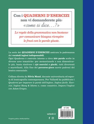 Quaderno d'esercizi per imparare le parole dell'inglese. Vol. 2 - Silvia Monti - Libro Vallardi A. 2024 | Libraccio.it