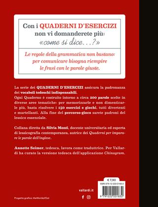 Quaderno d'esercizi per imparare le parole del tedesco. Vol. 1 - Annette Seimer - Libro Vallardi A. 2024 | Libraccio.it