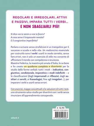 Il quaderno dei verbi. Per non sbagliarli più - Maestra Federica - Libro Vallardi A. 2026 | Libraccio.it