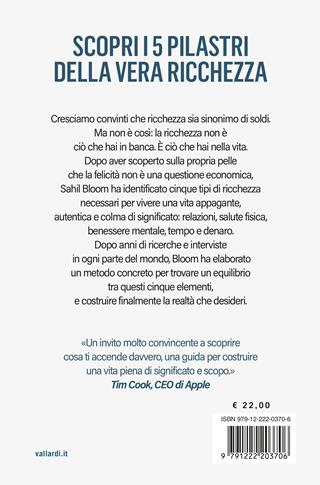 5 volte ricco. Conquista la vera ricchezza: tempo, affetti, mente, corpo, denaro - Sahil Bloom - Libro Vallardi A. 2026 | Libraccio.it