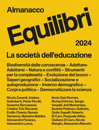 Almanacco equilibri 2024. La società dell'educazione  - Libro Mimesis 2024, Mimesis | Libraccio.it