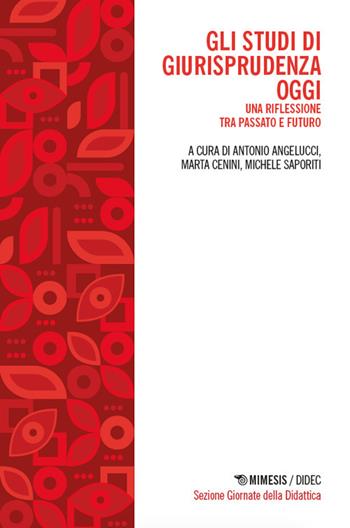 Gli studi di giurisprudenza oggi. Una riflessione tra passato e futuro - Cenini - Libro Mimesis 2025, Didec. Sezione giornate della ricerca | Libraccio.it