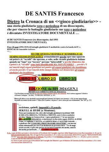 Dietro la cronaca di un gioco giudiziario - Francesco De Santis - Libro Youcanprint 2025 | Libraccio.it