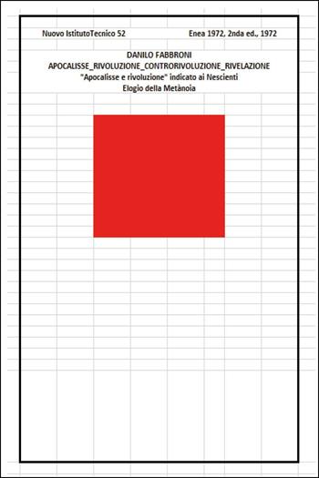Apocalisse. Rivoluzione. Controrivoluzione. Rivelazione. «Apocalisse e rivoluzione» indicato ai nescienti. Elogio della metanoia - Danilo Fabbroni - Libro Youcanprint 2025 | Libraccio.it