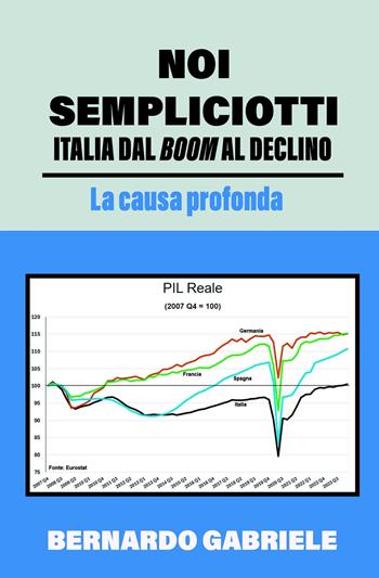 Noi sempliciotti. Italia dal boom al declino. La causa profonda - Bernardo Gabriele - Libro ilmiolibro self publishing 2024, La community di ilmiolibro.it | Libraccio.it